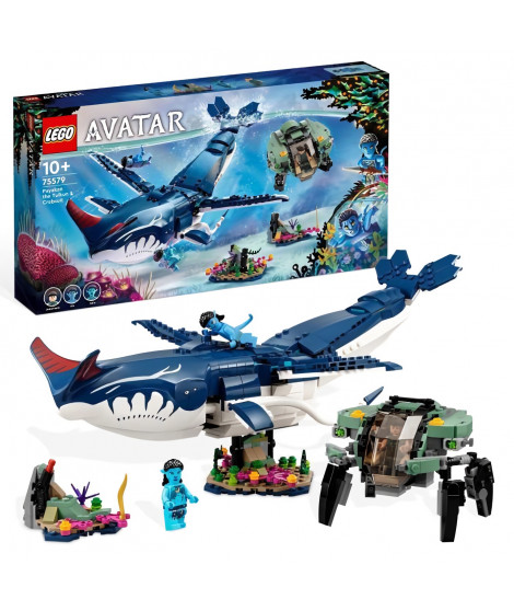 LEGO Avatar 75579 Payakan le Tulkun et Crabsuit, Jouet avec Figurine Animal, La Voie de l'Eau
