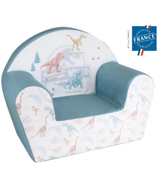 FUN HOUSE JURASSIC WORLD Fauteuil Club dinosaures - l.52 x P.33 x H.42 cm - Pour enfant origine France garantie