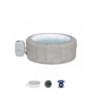 BESTWAY Spa gonflable Lay-Z-Spa Zurich, jusqu'a 4 personnes, 180 x 66 cm, 120 Airjet