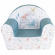 FUN HOUSE JURASSIC WORLD Fauteuil Club dinosaures - l.52 x P.33 x H.42 cm - Pour enfant origine France garantie