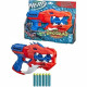 NERF - DinoSquad - Blaster Raptor-Slash avec barillet rotatif 6 fléchettes, tir en rafale, 6 fléchettes Nerf, vélociraptor