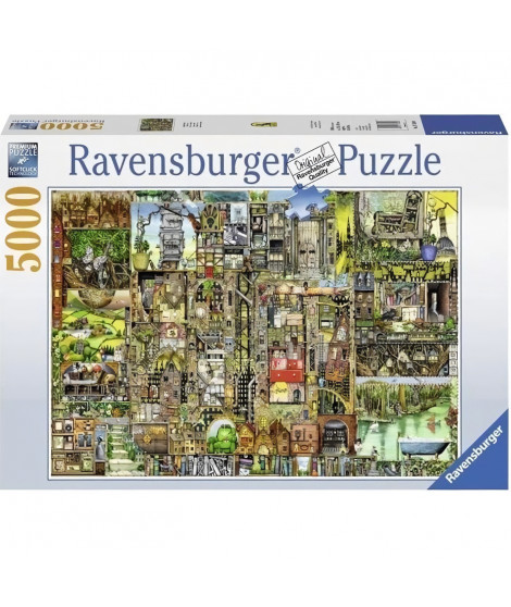 Puzzle 5000 pieces - Ville bizarre / Colin Thompson - Ravensburger - Puzzle adultes - Des 14 ans
