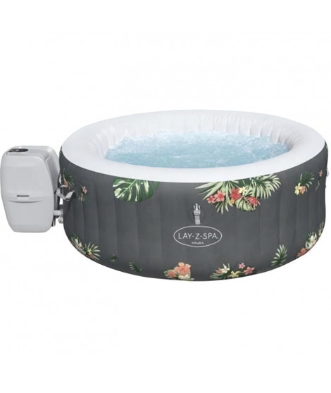 Spa gonflable BESTWAY - Lay-Z-Spa Aruba - 170 x 66 cm - 2 a 3 places - Rond (Inclus : couverture, cartouche et diffuseur)