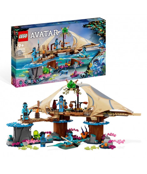 LEGO Avatar 75578 Le Village Aquatique de Metkayina, Jouet, avec Village, Canoë, Pandora