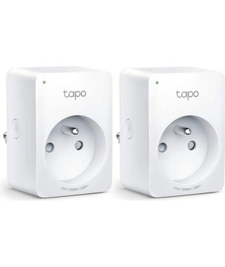 TP-Link Tapo Prise Connectée WiFi, compatible avec Alexa et Google Home, Commande Vocale, Contrôler a distance, Tapo P100(2-p…