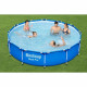 Kit Piscine hors sol tubulaire BESTWAY - Steel Pro - 366 x 76 cm - Ronde (Livrée avec un filtre a cartouche)