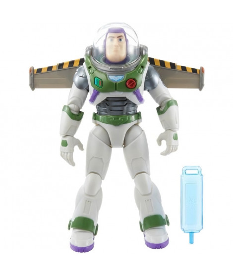 Figurine Buzz Ultime 30Cm - Pixar - Buzz l'Eclair - Articulé avec sons, lumieres et fumée - Figurines d'action