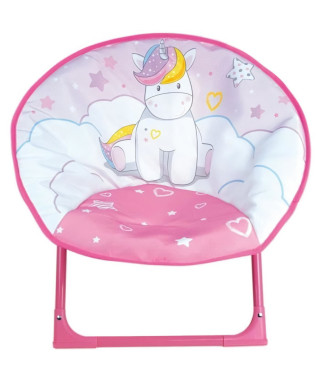 FUN HOUSE LICORNE Siege lune - Pliable H.47 x l.54 x P.42 cm - Pour enfant