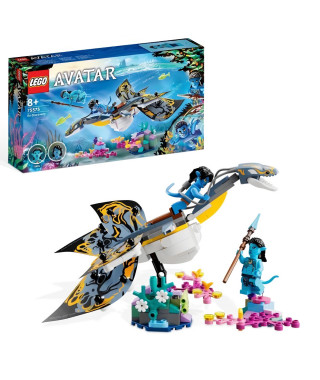 LEGO Avatar 75575 La Découverte de l'Ilu, Jouet, avec Minifigurines, La Voie de l'Eau