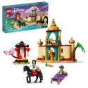 LEGO 43208 Disney Princess Les Aventures de Jasmine et Mulan, Jouet avec Tapis Volant, Figurine de Tigre, et Cheval, Enfants …