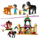 LEGO 43208 Disney Princess Les Aventures de Jasmine et Mulan, Jouet avec Tapis Volant, Figurine de Tigre, et Cheval, Enfants …