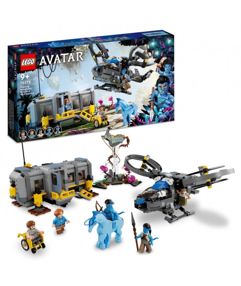 LEGO Avatar 75573 Les Montagnes Flottantes : le Secteur 26 et le Samson RDA, Jouet, Figurines