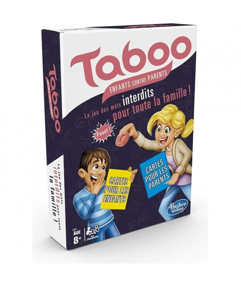 TABOO - Enfants contre Parents - Jeu de societe de reflexion - Jeu de plateau pour la famille - Version francaise