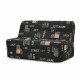 Banquette BZ - Tissu Noir - L143 x P97 x H89 cm - Joe