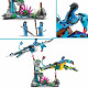 LEGO Avatar 75572 Le Premier Vol en Banshee de Jake & Neytiri, Jouet Pandora, avec Animaux