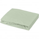 DOMIVA Drap housse + Alese Uni - 100% Coton - oeko-Tex - Blanc/Vert de gris - 70 x 140 cm