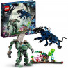 LEGO Avatar 75571 Neytiri et le Thanator vs. Quaritch dans l'Exosquelette AMP, Jouet