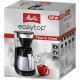 Cafétiere filtre MELITTA Easy Top Therm II Steel - Noir - Capacité 10 tasses (1,25 L) - Porte-filtre compatible lave-vaisselle