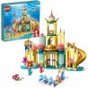 LEGO 43207 Disney Le Palais Sous-Marin D'Ariel, Ensemble a Construire Château de Princesse, Avec Mini Poupée La Petite Sirene