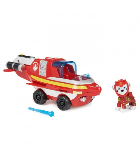 La Pat' Patrouille - Marcus - Véhicule + Figurines - La Pat' Patrouille Aqua Pups - Des 3 ans