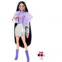 Barbie - Barbie Extra Fourrure Violette - Poupée - 3 ans et +