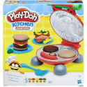 Set pâtes a modeler - PLAYDOH - Burger Party - Accessoires pour créer des hamburgers et hot-dogs - Des 3 ans