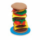 Set pâtes a modeler - PLAYDOH - Burger Party - Accessoires pour créer des hamburgers et hot-dogs - Des 3 ans