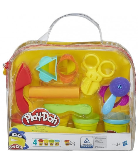 Kit de pâte a modeler - PLAYDOH - Mon Premier Kit avec 4 Pots - Pour Enfant de 3 ans et plus