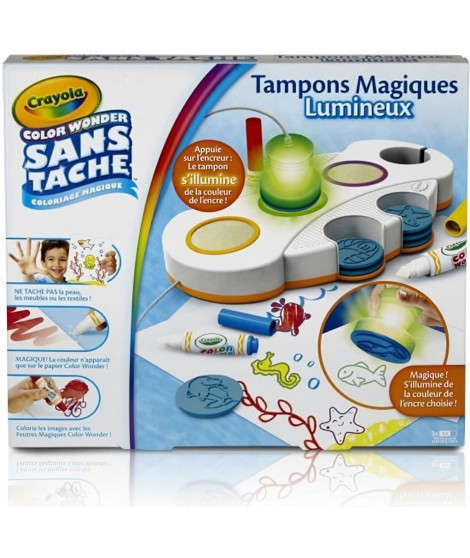 Crayola - Tampons Magiques Lumineux Color Wonder - Coloriage magique