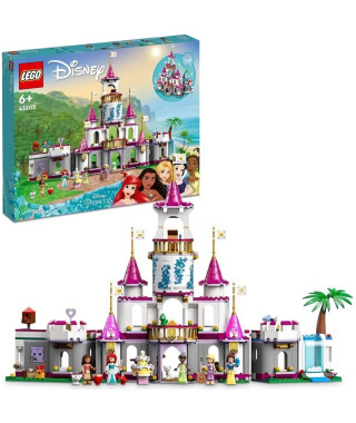 LEGO 43205 Disney Princess Aventures Épiques dans le Château, Jouet Ariel, Vaiana et Raiponce, Figurines Animaux, Enfants Des…