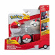 Ceinture Clip 'N' Go BANDAI - Pokémon - 1 ceinture, 1 Repeat Ball, 1 Timer Ball et 1 figurine 5 cm Machoc