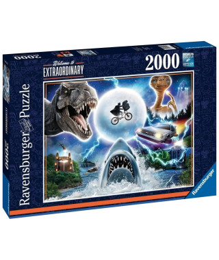 Puzzle 2000 pieces Les films cultes d'Universal - Ravensburger - Cinéma - Adulte - Multicolore