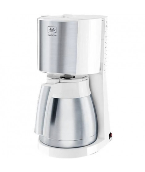 MELITTA Cafétiere Enjoy Top Therm Blanc/ Acier brossé 1017-07