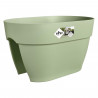 ELHO - Pot de fleurs -  Vibia Campana Flower Bridge 40 - Vert Pistache - Balcon extérieur - L 26 x W 39 x H 22 cm