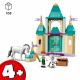 LEGO 43204 Disney Princess Les Jeux au Château d'Anna et Olaf, Reine des Neiges Jouet, et Figurines de Chevaux, Enfants Des 4…