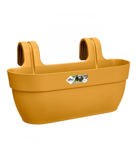 ELHO - Pot de fleurs -  Vibia Campana Easy Hanger Large - Jaune Miel - Balcon extérieur - L 24.1 x W 46 x H 26.5 cm