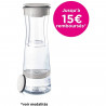 BRITA 1031311 - Bouteille filtrante gris pastel - 1 filtre MicroDisc inclus