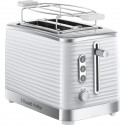 Russell Hobbs 24370-56 Toaster Grille Pain XL Inspire, Contrôle Brunissage, Décongéle, Réchauffe, Chauffe Viennoiserie - Blanc