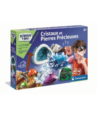 Clementoni - Science & Jeu - Création de Cristaux et pierres précieuses - A partir de 8 ans