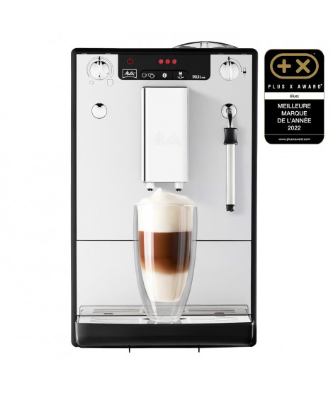 Machine a Café broyeur a Grain MELITTA Solo & Milk - Argent