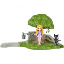 Harry Potter - Playset Cours de Soins aux Créatures Magiques - 6061845 - Avec Figurine Luna et Accessoires - Wizard World