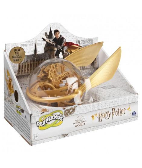 PERPLEXUS - Harry Potter version Vif d'Or - 6062275 - Labyrinthe 3D collector 30 obstacles des films Harry Potter - Casse tete