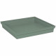 EDA PLASTIQUE - Soucoupe carrée Toscane - 40 cm - Vert laurier