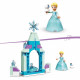 LEGO 43199 Disney La Cour du Château d'Elsa, Jouet de Construction pour Enfants, Mini-Poupée Reine des Neiges 2 et Robe Diamant