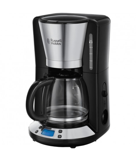 Russell Hobbs 24030-56 Machine a Café, Cafetiere Filtre Programmable 1,25L Victory, Rapide, Cuillere Dosette, Plaque Chaude