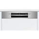 Lave-vaisselle intégrable BOSCH SMI4HTS31E SER4 - 12 couverts - Induction - L60cm - Home Connect - 46 dB - Bandeau inox