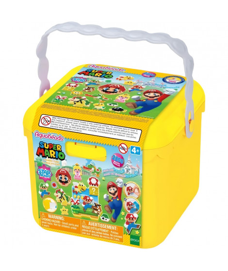 Aquabeads - La box Super Mario - Jouet - Vert - Licence Super Mario - Convient aux enfants a partir de 4 ans