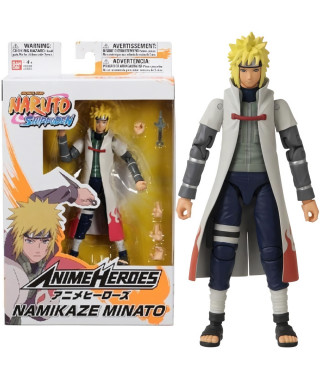 BANDAI Anime Heroes - Naruto Shippuden - Figurine Anime heroes 17 cm - Namikaze Minato