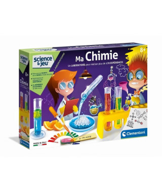 Clementoni - Science & Jeu - Ma chimie - Réalise plus de 170 expériences sans danger - A partir de 8 ans