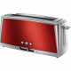 RUSSELL HOBBS 23250-56 Toaster Grille-Pain Luna Spécial Baguette Cuisson Rapide Chauffe Viennoiserie - Rouge